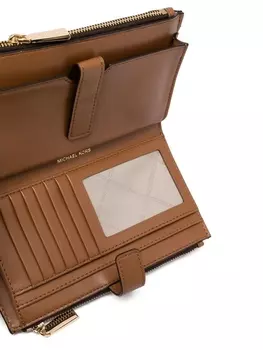 Клатч Adele с монограммой Michael Kors, коричневый