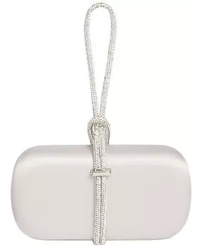 Клатч Aleesha Crystal Rope I.N.C. International Concepts, серебро