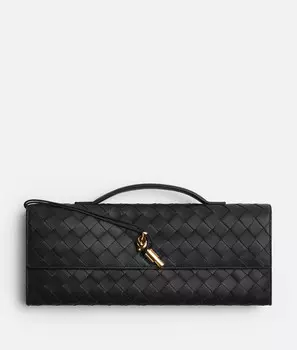 Клатч Andiamo Bottega Veneta, черный