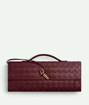 Клатч Andiamo Bottega Veneta, красный