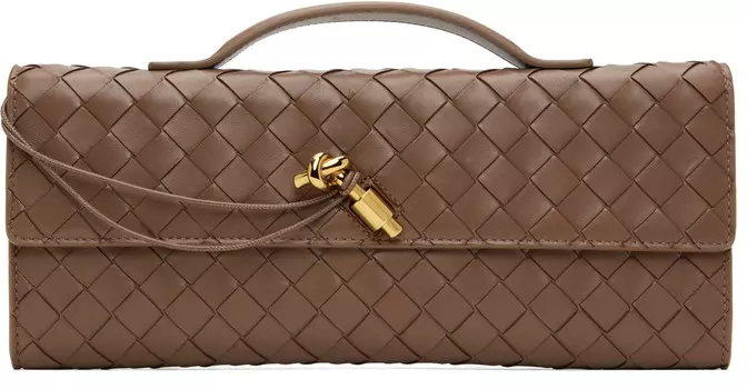 Клатч Andiamo Taupe Bottega Veneta