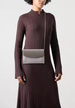 Клатч Anna Field, серебристый