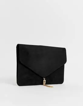 Клатч ASOS DESIGN, черный