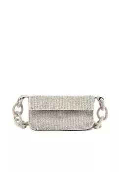 Клатч BIDI PARTY MISAKO, серебристый