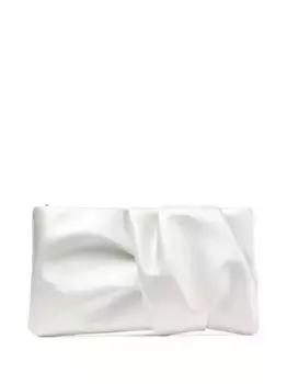 Клатч Bonny со сборками JIMMY CHOO, белый