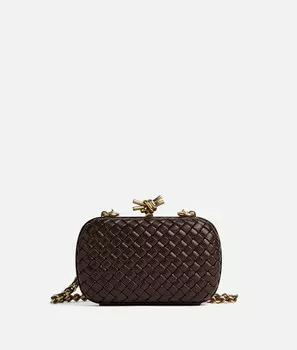 Клатч Bottega Veneta, карамельный