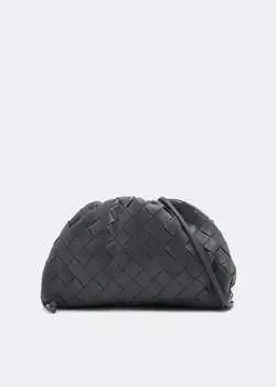 Клатч Bottega Veneta Mini Pouch, серый