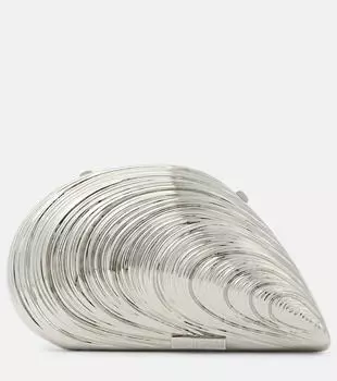 Клатч Bridget из ракушки Simkhai, серебряный