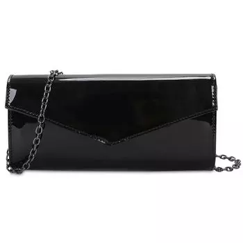 Клатч Buffalo Secco Tasche 25 cm, лакированный черный