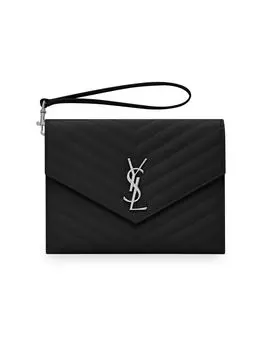 Клатч Cassandre Matelass с клапаном Saint Laurent