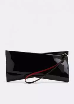 Клатч CHRISTIAN LOUBOUTIN Loubitwist clutch, черный