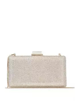 Клатч Clemmie с кристаллами JIMMY CHOO, нейтральный