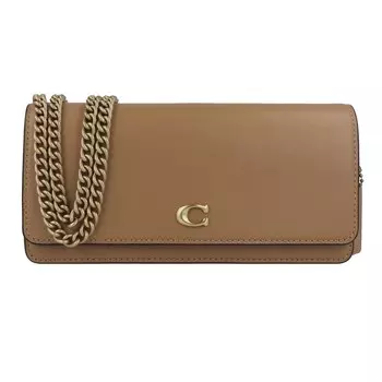 Клатч COACH Clutch Essentials, коричневый