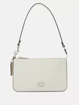 Клатч Coach Pouch In Crossgrain, белый