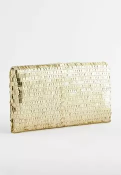 Клатч DETACHABLE STANDARD Next, золотого цвета