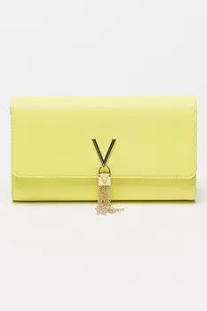 Клатч Divina из экокожи Valentino Bags, зеленый