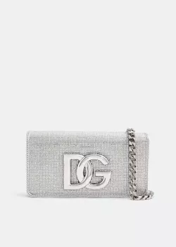 Клатч Dolce&Gabbana 45049, серебряный