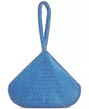 Клатч Doris среднего размера из кристаллической сетки I.N.C. International Concepts, синий