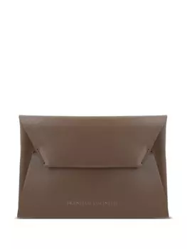 Клатч Duo Brunello Cucinelli, коричневый