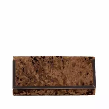 Клатч Eferri e Fontanars (B)26,5 x (H)13,5 x (T)4,5 cm, серо коричневый