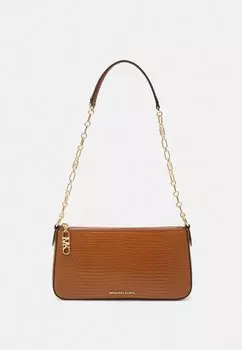 Клатч EMPIRE CHAIN POUCHETTE MICHAEL Michael Kors, коричневый