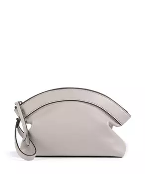 Клатч erica из мелкозернистой кожи Furla, бежевый