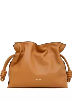 Клатч Flamenco среднего размера LOEWE, нейтральный