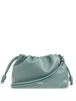 Клатч Flamenco среднего размера LOEWE, зеленый