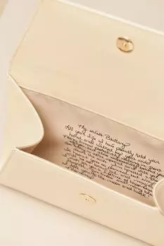 Клатч Fontem Rosa Anthropologie, белый