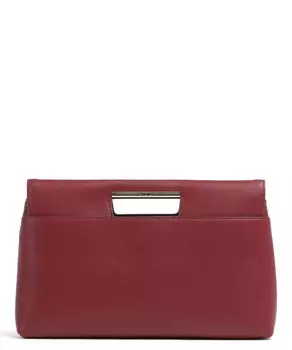 Клатч Giada из мелкозернистой кожи Furla, красный