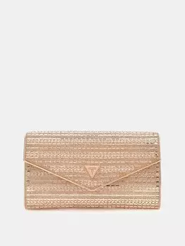 Клатч GUESS Clutch, цвет rose gold