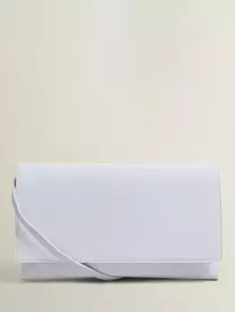 Клатч Hobbs Renata Suede, цвет pale/blue