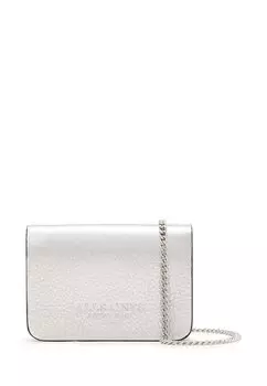 Клатч HONORE AllSaints, серебряный