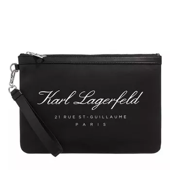 Клатч hotel karl sm из технической кожи Karl Lagerfeld, черный