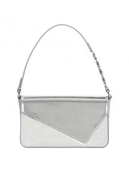 Клатч HUGO Women's Mel LA - Abendtasche 21 cm, цвет silver
