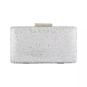 Клатч и сумка через плечо Diamante KOKO COUTURE, серебро