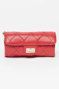 Клатч Igloo из экокожи с прострочкой Valentino Bags, красный