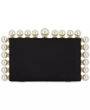 Клатч INC International Concepts East West с жемчужной отделкой I.N.C. International Concepts, черный