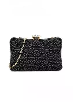 Клатч из бисера KOKO COUTURE, черный