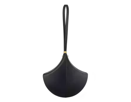 Клатч из гинкго Bvlgari, черный