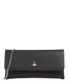 Клатч из искусственной кожи Saffiano Vivienne Westwood, черный