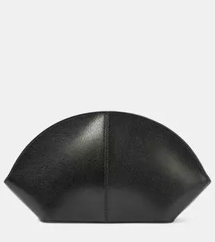 Клатч из кожи Mel The Row, цвет black shg