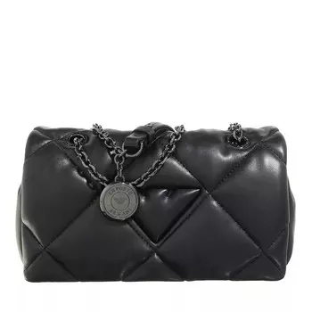 Клатч из кожи наппа Emporio Armani, черный