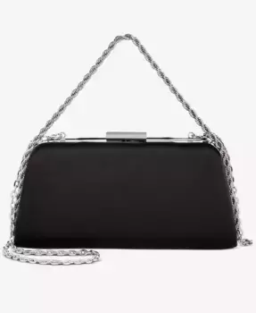 Клатч из матового атласа I.N.C. International Concepts, черный