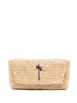 Клатч из рафии Manebi, нейтральный