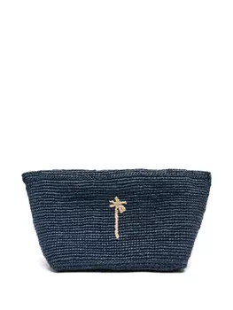 Клатч из рафии Manebi, синий