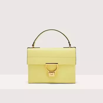 Клатч из зерненой кожи Coccinelle ARLETTIS MINI, зеленый