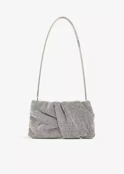 Клатч Jimmy Choo Bonny, серебряный