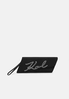 Клатч K/EVENING SIGNATURE CLUTCH KARL LAGERFELD, черный
