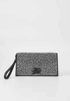 Клатч K/SOIREE AUTOGRAPH KARL LAGERFELD, серебристый